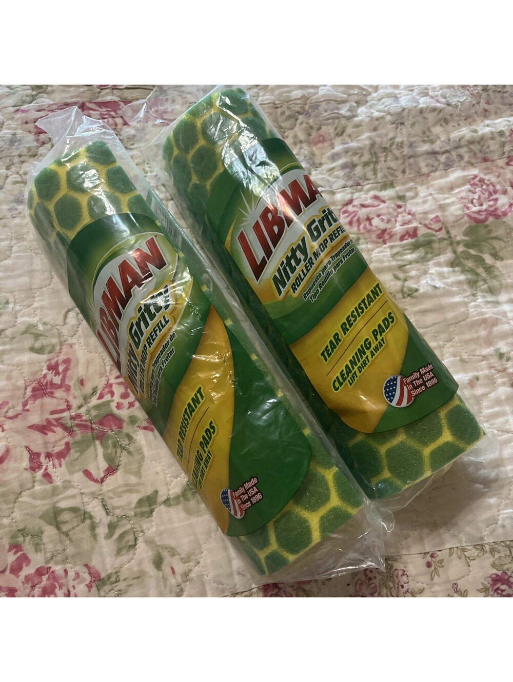 LIBMAN Nitty Gritty Roller Mop Refill Lot Of 2 New And Sealed